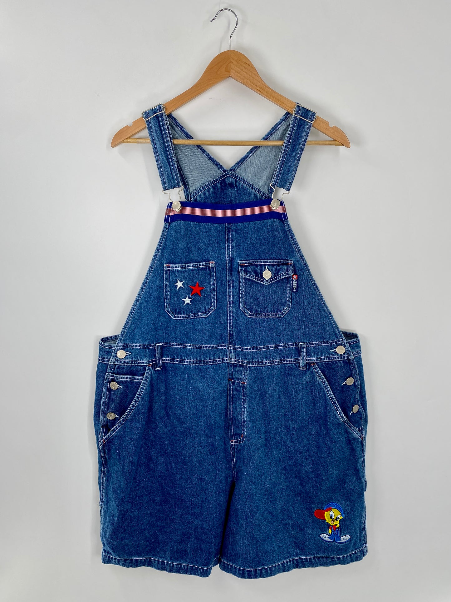.90's LOONEY TUNES TWEETY Size 20W Denim Overall / E8767P