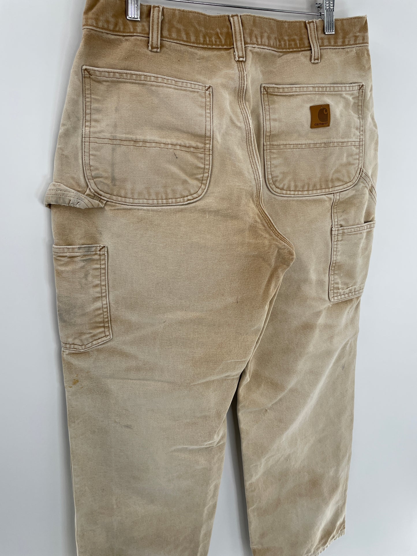 .Vintage CARHARTT Size W32xL28 Duck Pants / E7553P