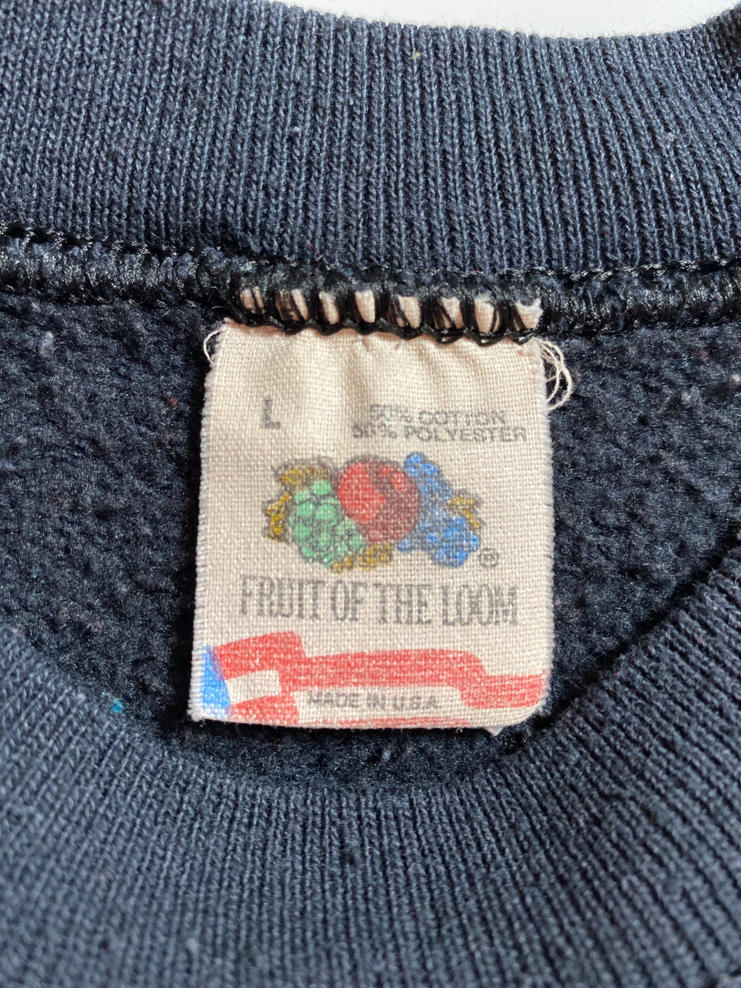 1990 LOONEY TUNES TAZ Made in USA Size L Vintage Sweat-Shirts / F7647S