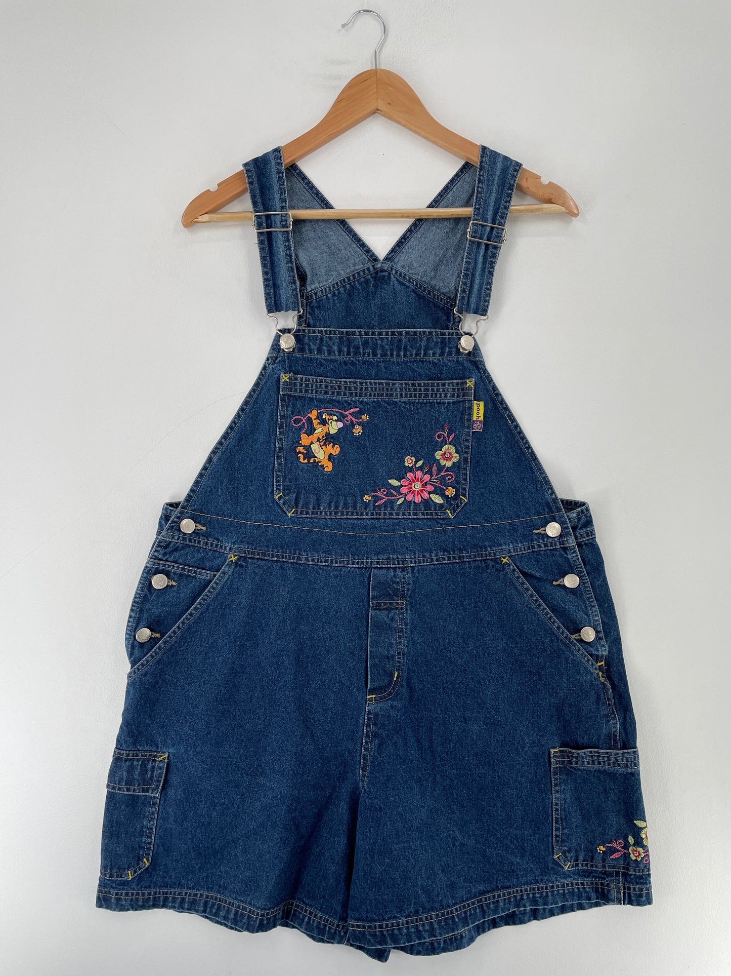 00' DISNEY TIGGER Size 14W-16W(Ladies L-XL) Denim Overall / G2391P