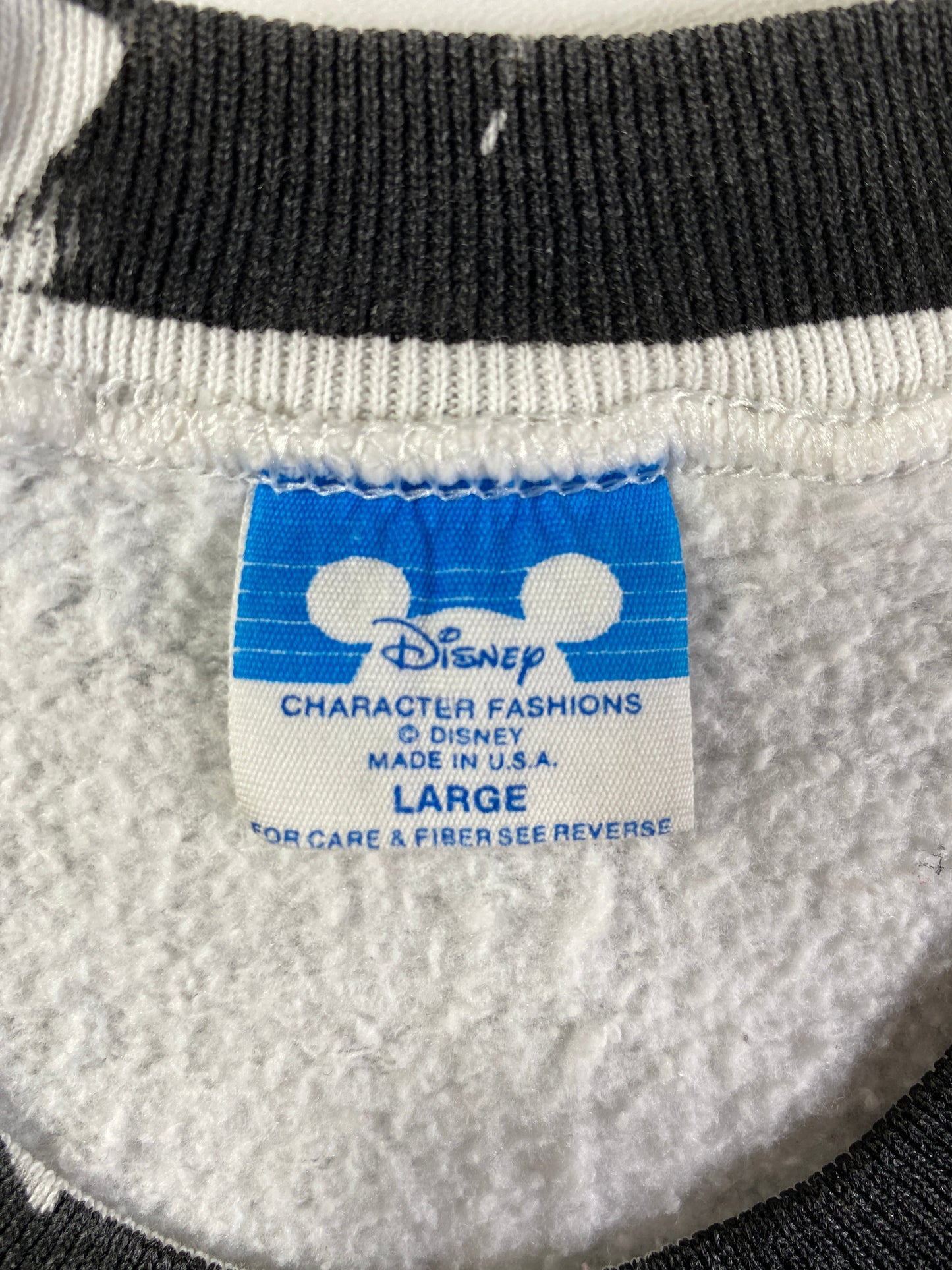 80's DISNEY MICKY Made in USA Size L Vintage Sweat-shirt / F8332S