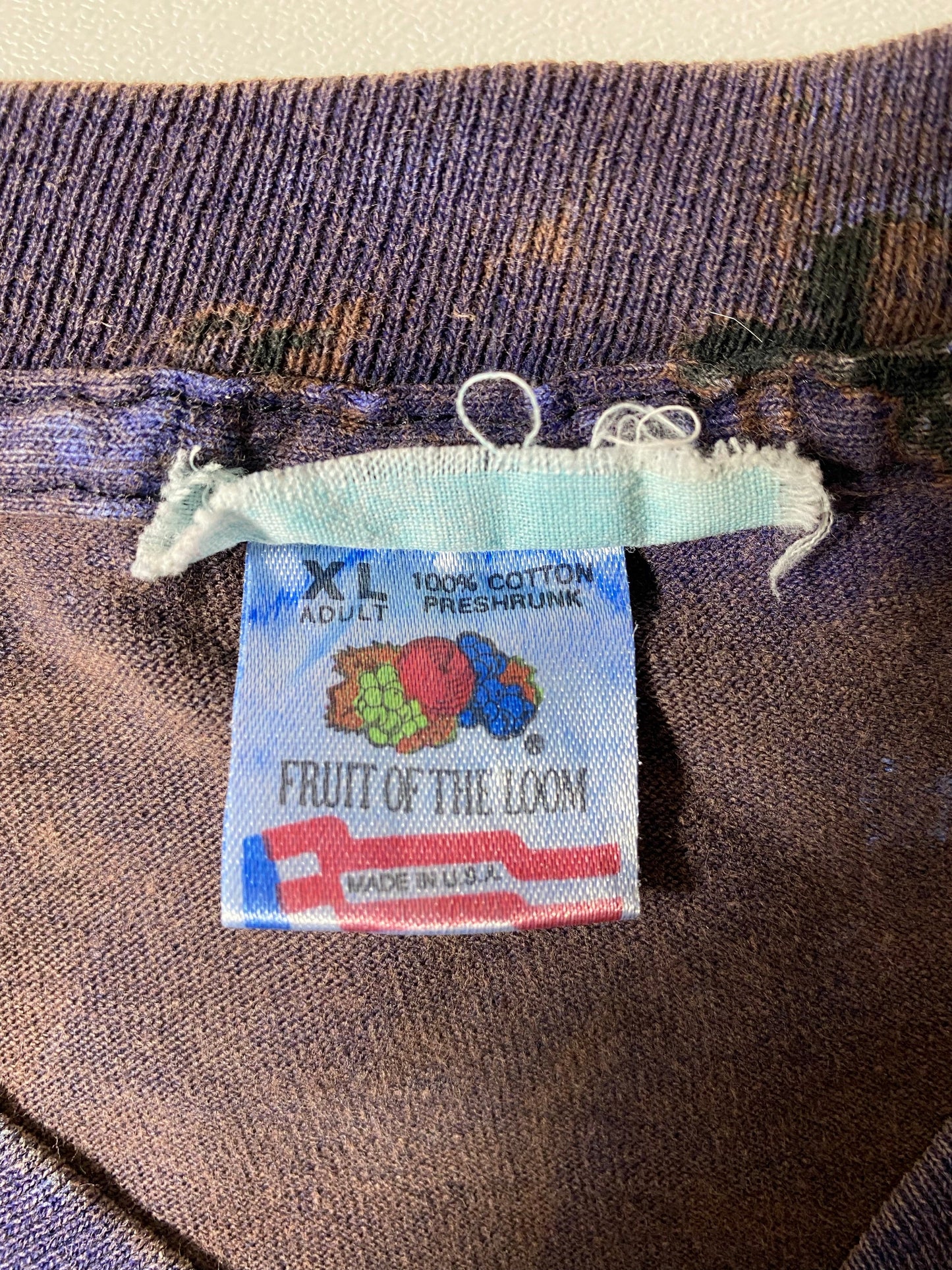 90’s WHALE TIE DYE Made in USA Size XL Vintage T-Shirts / G7158T