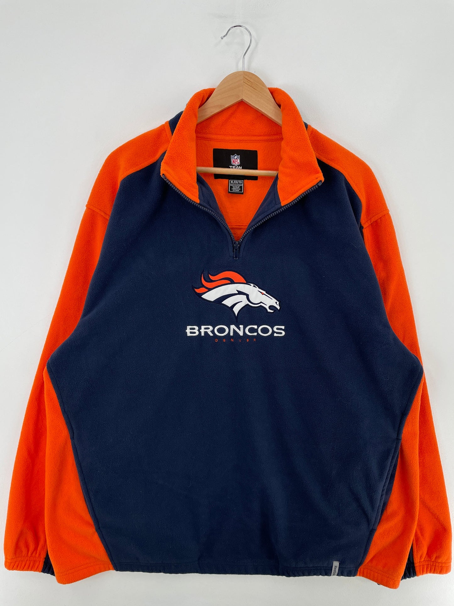 Vintage DENVER BRONCOS Size XL NFL Fleece / G4522F