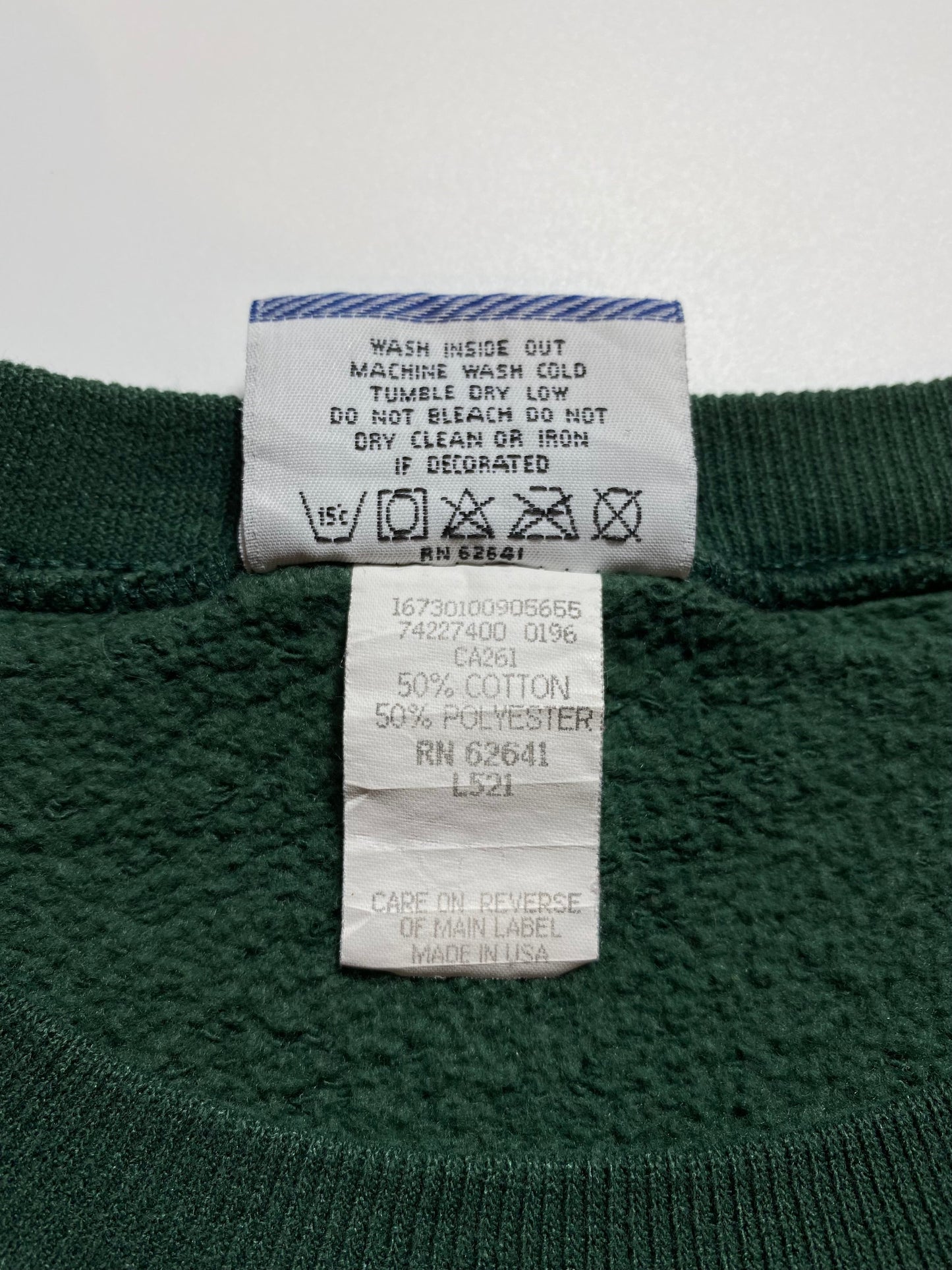 1996 GREEN BAY PACKERS Made in USA Size L Vintage NFL Sweat-Shirts / F1360S
