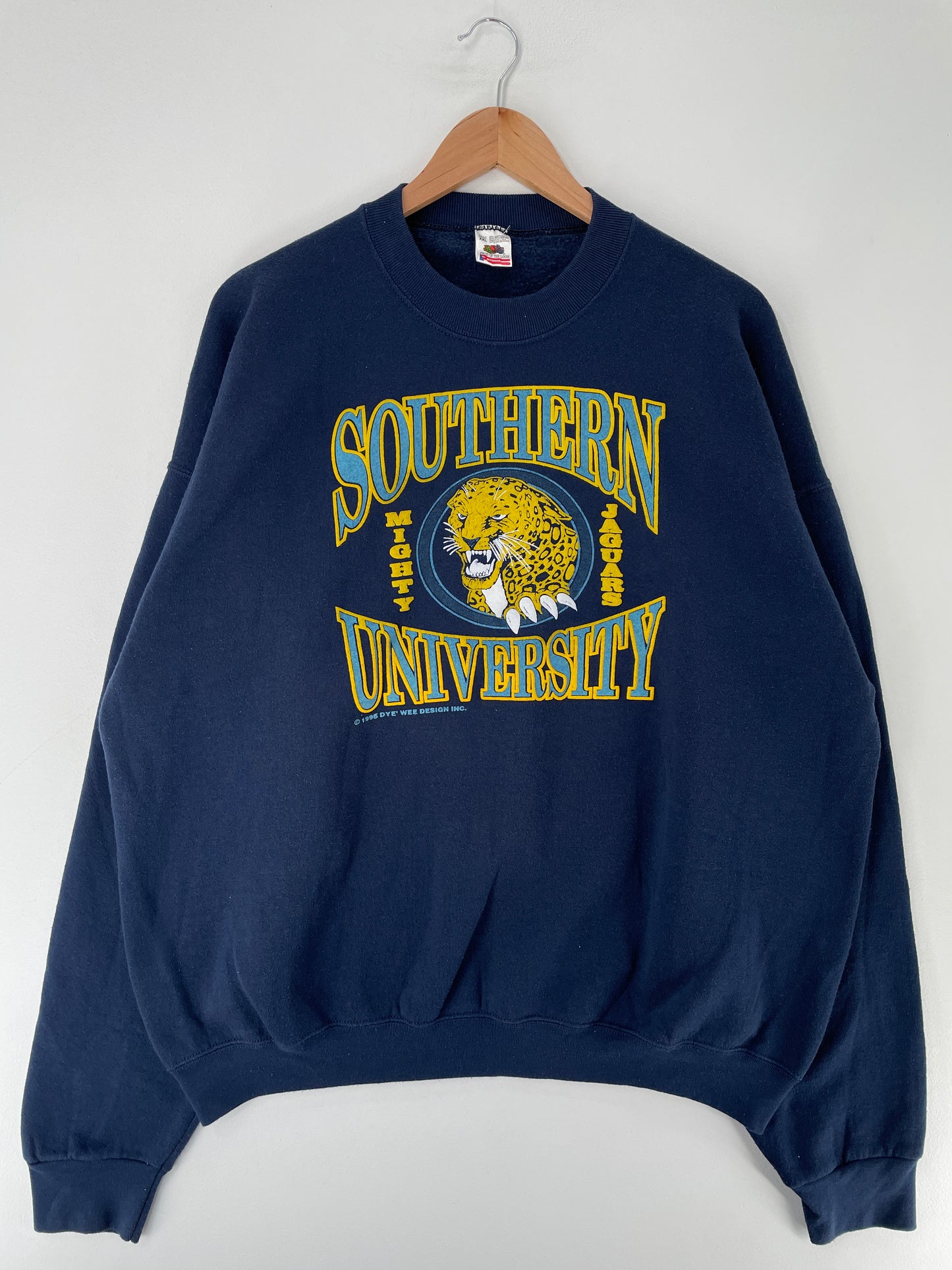 1995 SOUTHERN UNIVERSITY Made in USA Size XXL Vintage College Sweat shirt / E8419S