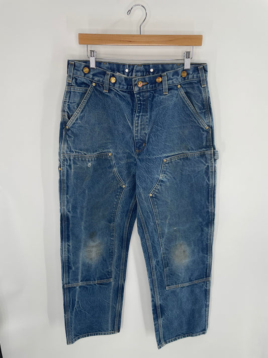 Vintage CARHARTT Double Knee Size W33xL30 Denim Pants / E7017P