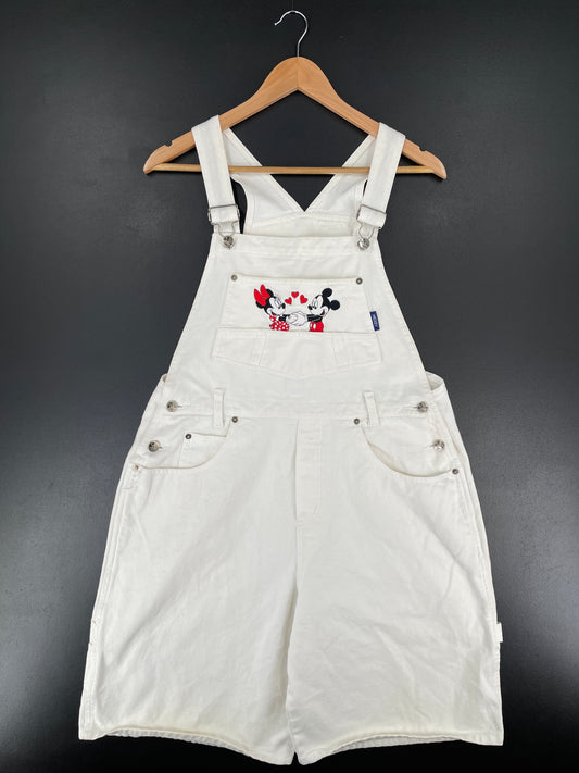 .Vintage DISNEY MICKEY MINNIE Size L Vintage Denim Overall / E7851P