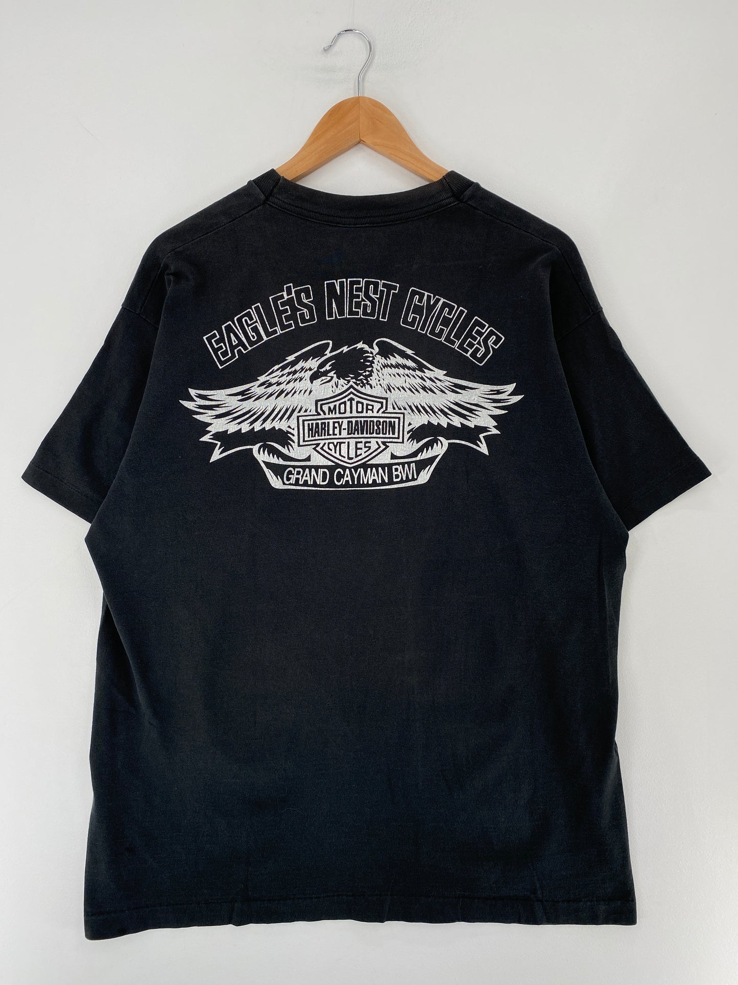 90’s HARLEY DAVIDSON Made in USA Size XL Vintage Racing T-Shirt / E8536T