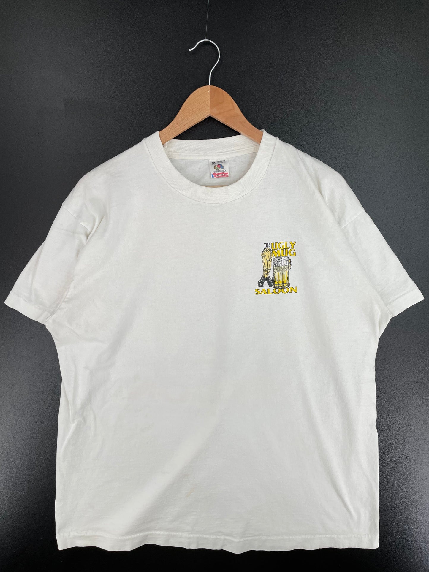 1993 THE UGLY MUG Made in USA Size XL Vintage T-shirt / G1528T