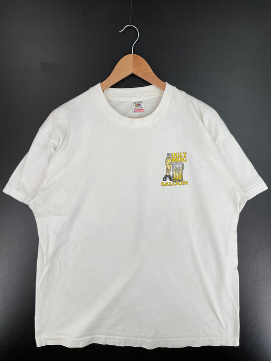 1993 THE UGLY MUG Made in USA Size XL Vintage T-shirt / G1528T