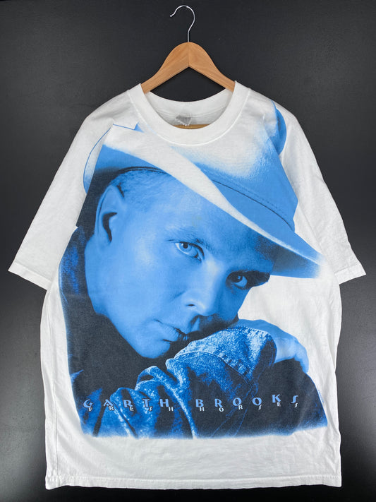 Vintage GARTH BROOKS Size No Tag (Approx.XXXL) Music T-shirt / E8525T