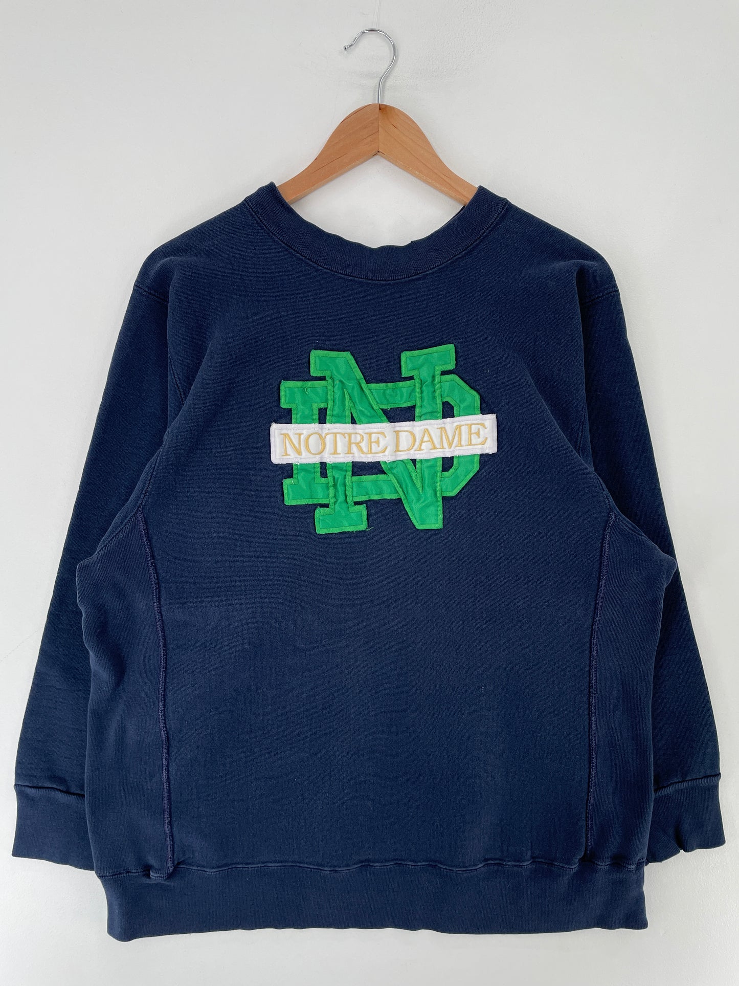 90’s NOTRE DAME Size L College Sweat-Shirt / E7946S
