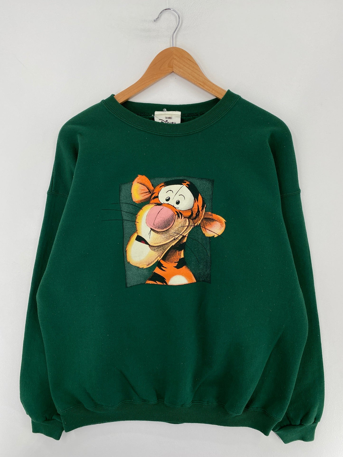 00' DISNEY TIGGER Made in USA Size L Vintage Sweat-Shirt / F8542S