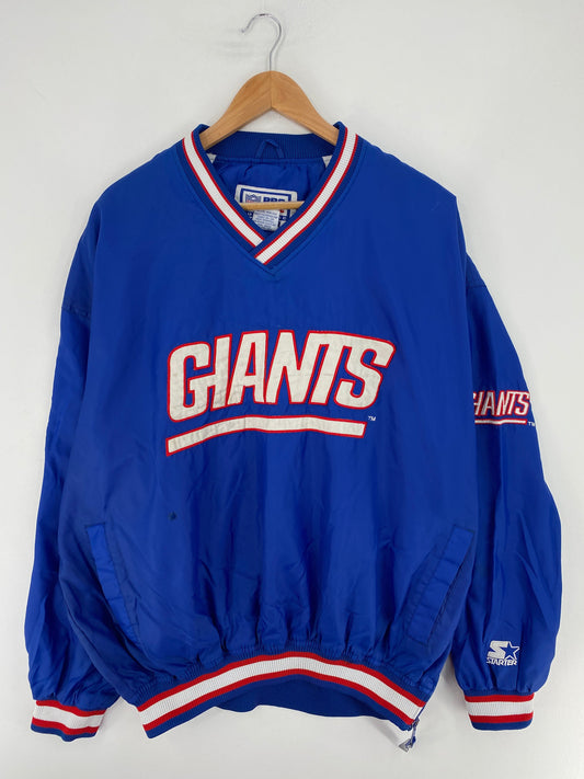 90’s STARTER X GIANTS Size XXL Vintage NFL Nylon Jacket / F6229N