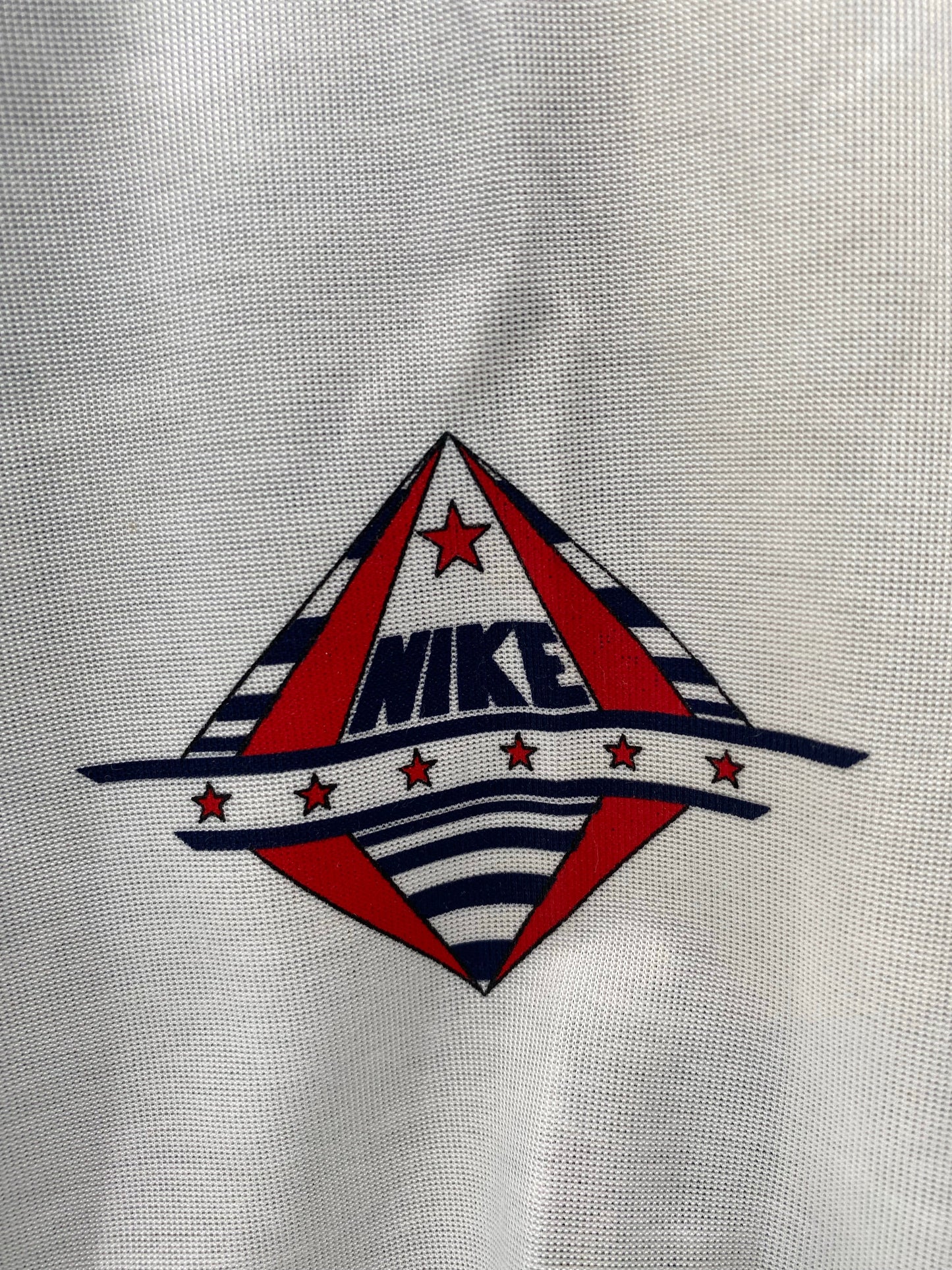 90's NIKE SILVER TAG Size L Vintage Zip-up Nylon Jacket/ F6845J