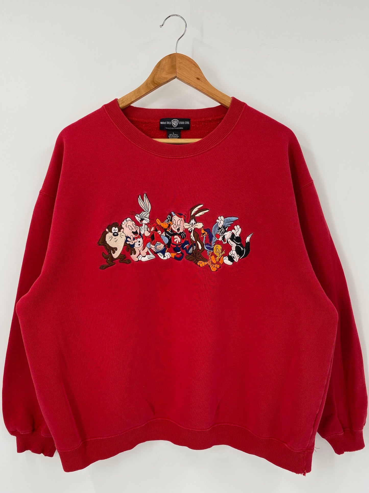 1995 LOONEY TUNES Size L Vintage Sweat-shirt / F2560S