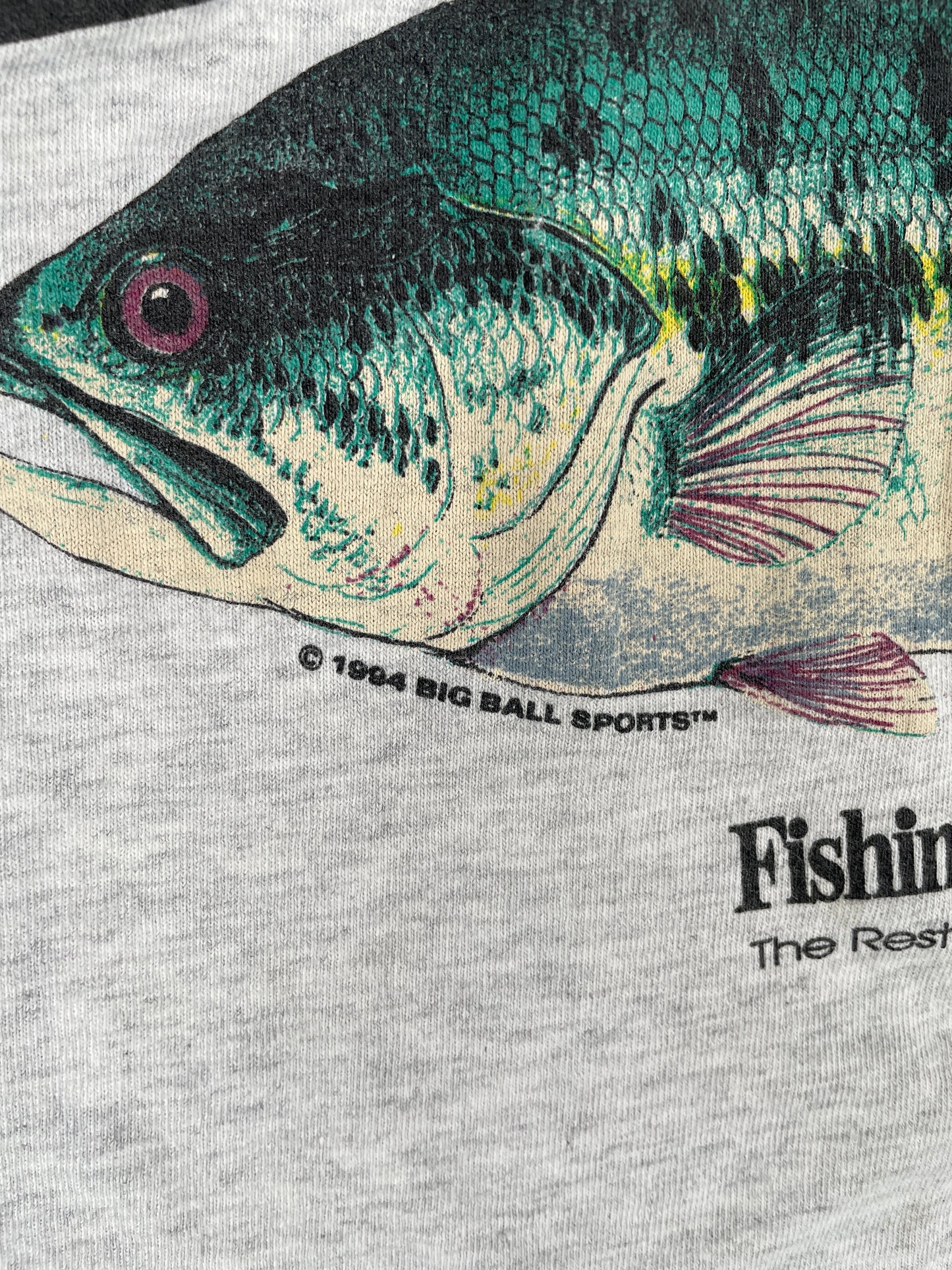 1994 KISS MY BOSS Made in USA Size L Vintage Animal T-Shirt / E7514T