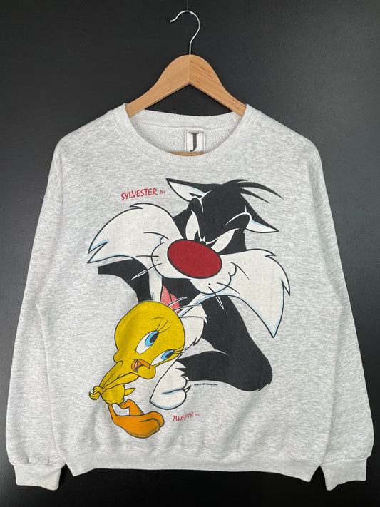 1993 LOONEY TUNES Size L Vintage Sweat-shirt / F6494S