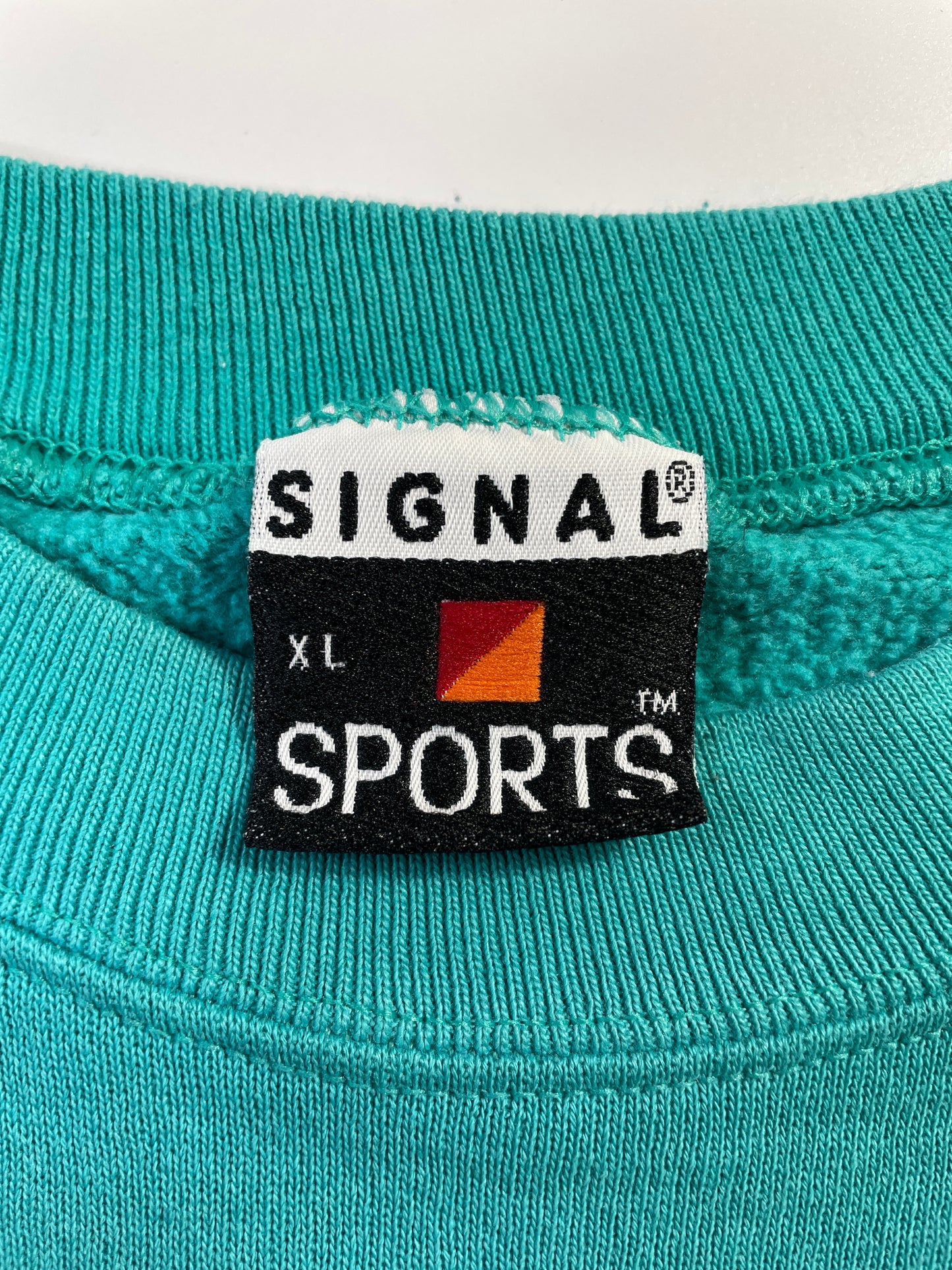 1992 CHARLOTTE HORNETS Made in USA Size XL Vintage NBA Sweat-Shirt / F455S