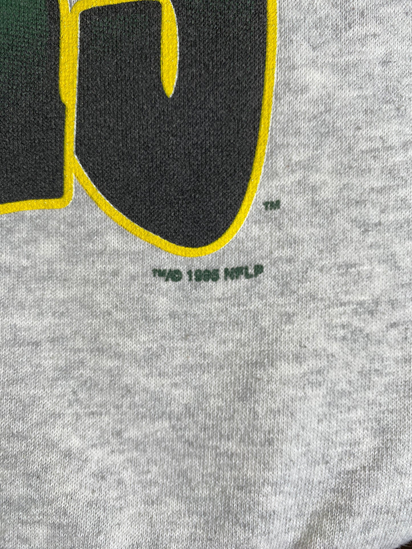 1995 GREEN BAY PACKERS Size L Vintage NFL Sweat-shirt / G643S