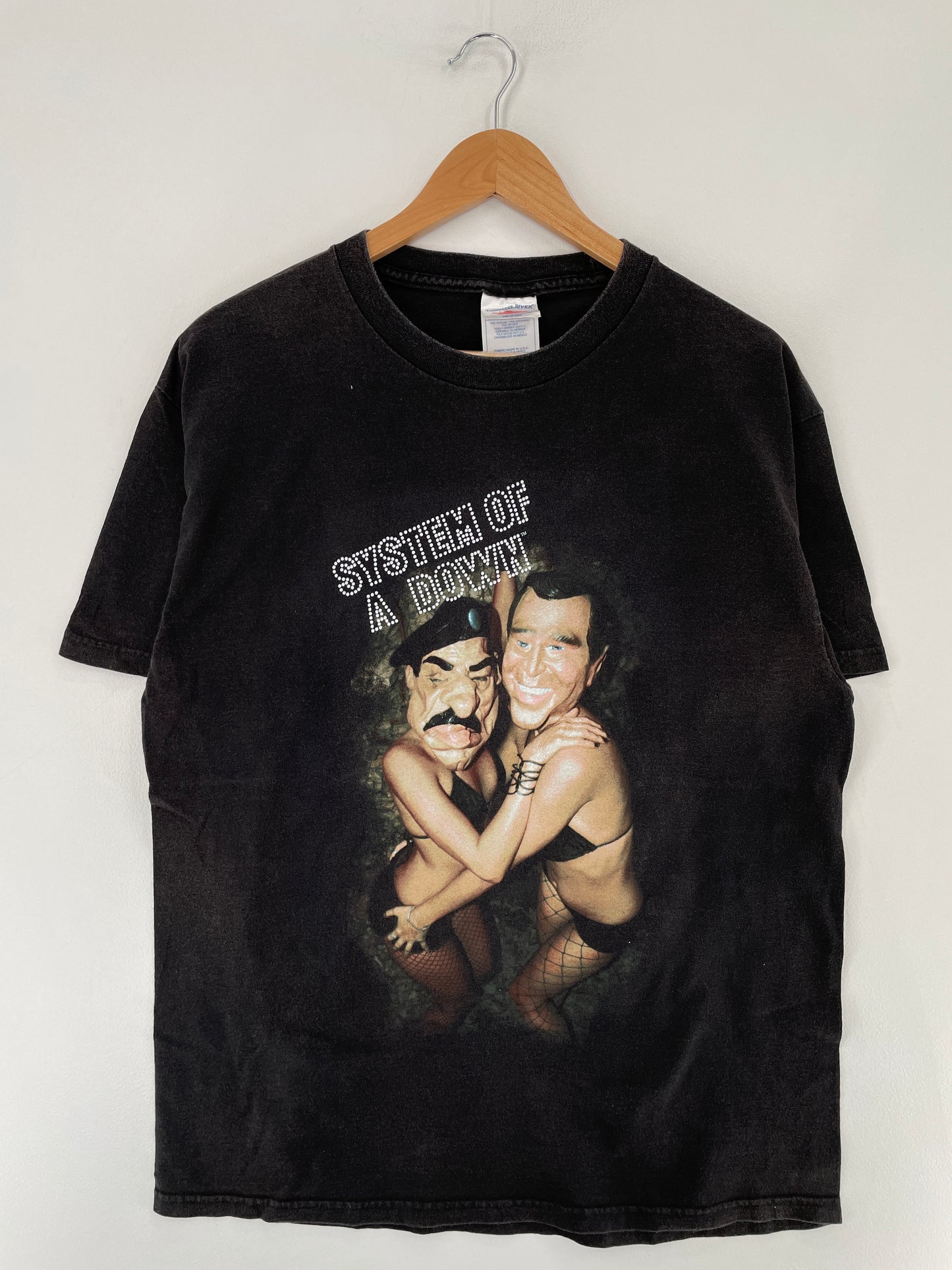 00’ SYSTEM OF A DOWN Size L Vintage Music T-shirt / E6924T