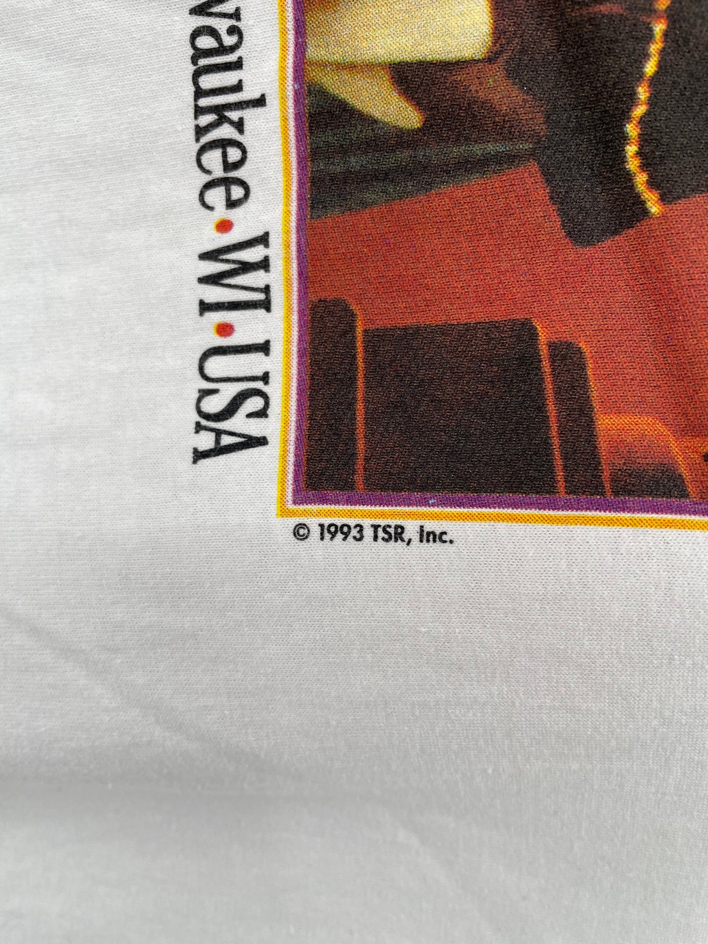 1993 GENCON Made in USA Size XL Vintage T-Shirt / E7912T