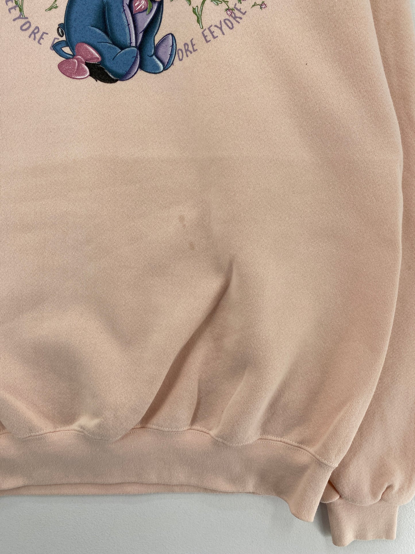 00’s DISNEY EEYORE Made in USA Size M Vintage Sweat-Shirt / E8873S