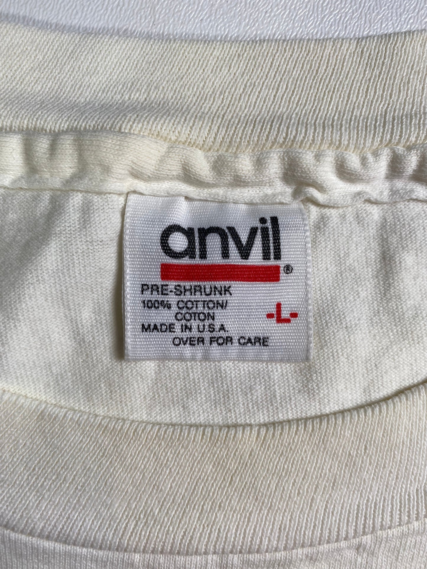 1988 COON ASS BEER Made in USA Size L Vintage T-Shirt / F1477T