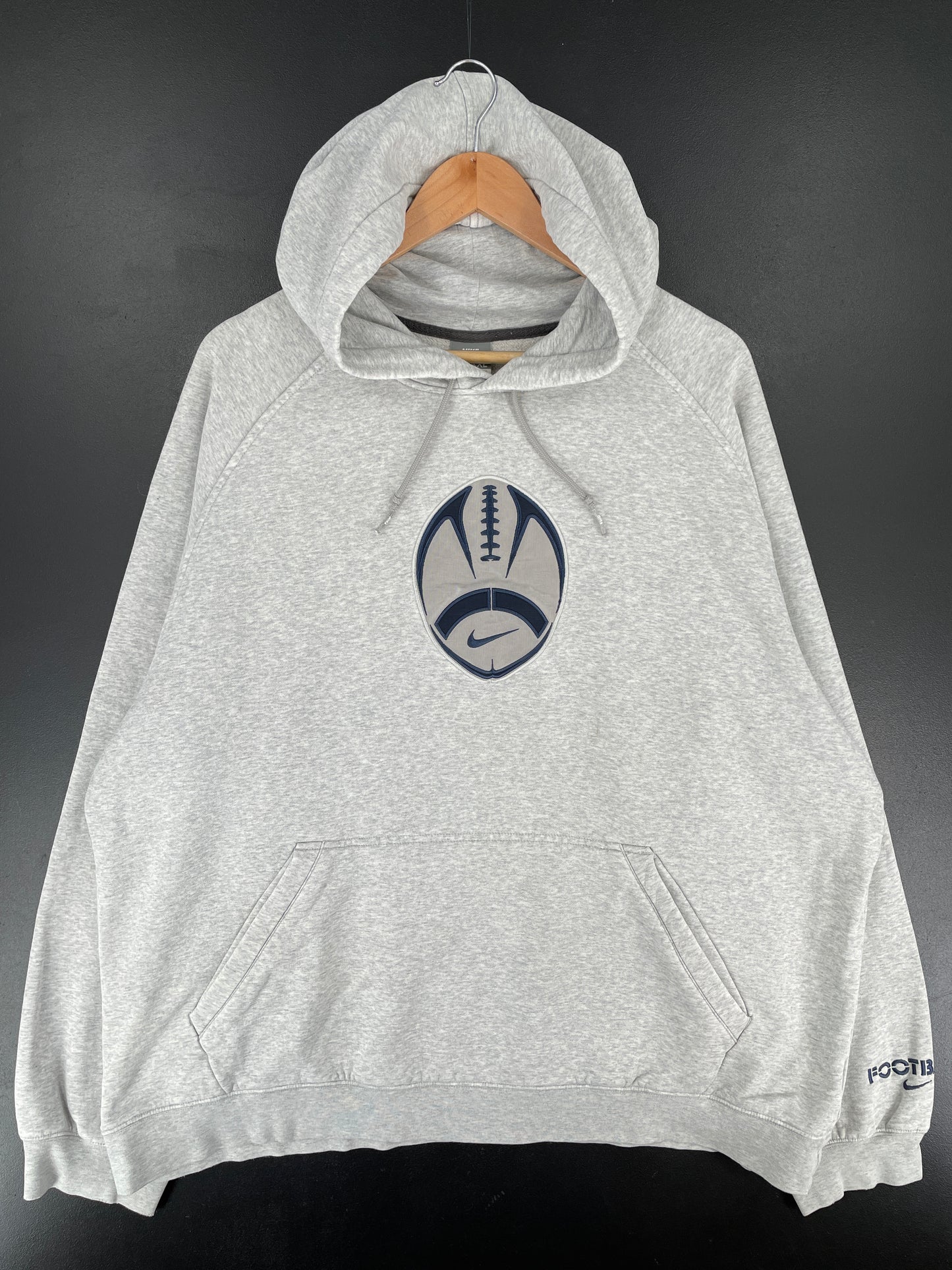 00' NIKE Size XXL Vintage College Hoodie Sweat-Shirt / E8034S