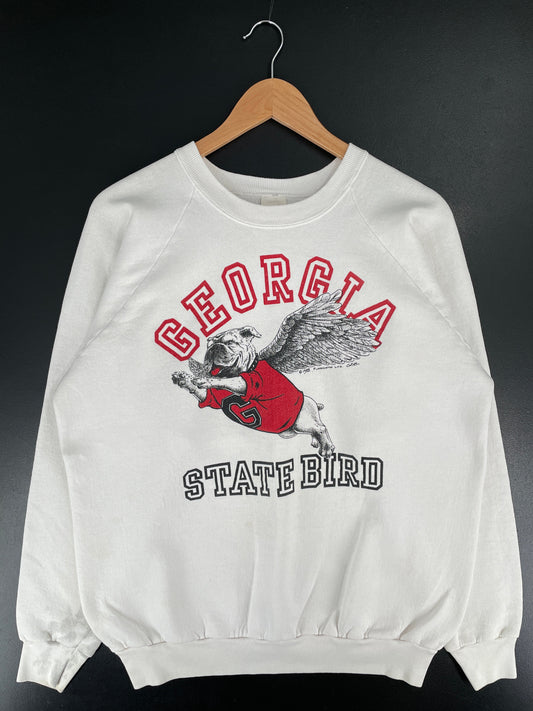 1988 GEORGIA STATE BIRD Size Approx.L Vintage College Sweat-Shirt / F8388S