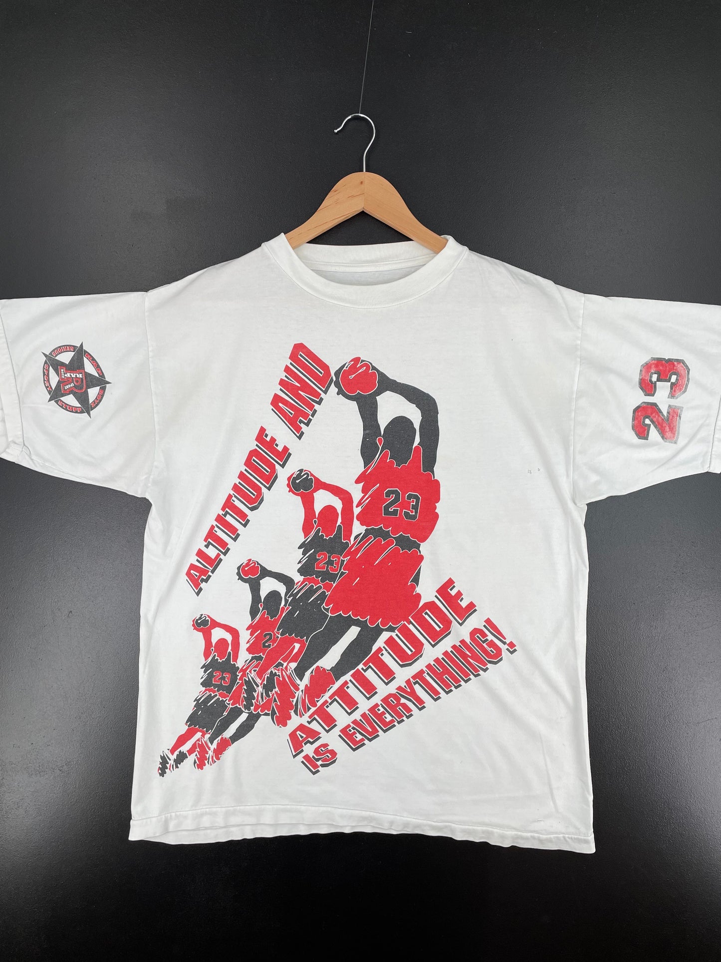 (L) 90’s RAP BOYZ SPORT Vintage T-Shirt / A0950T