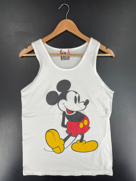 .90's DISNEY MICKEY Made in USA Size M Vintage Tank Top / E9295T