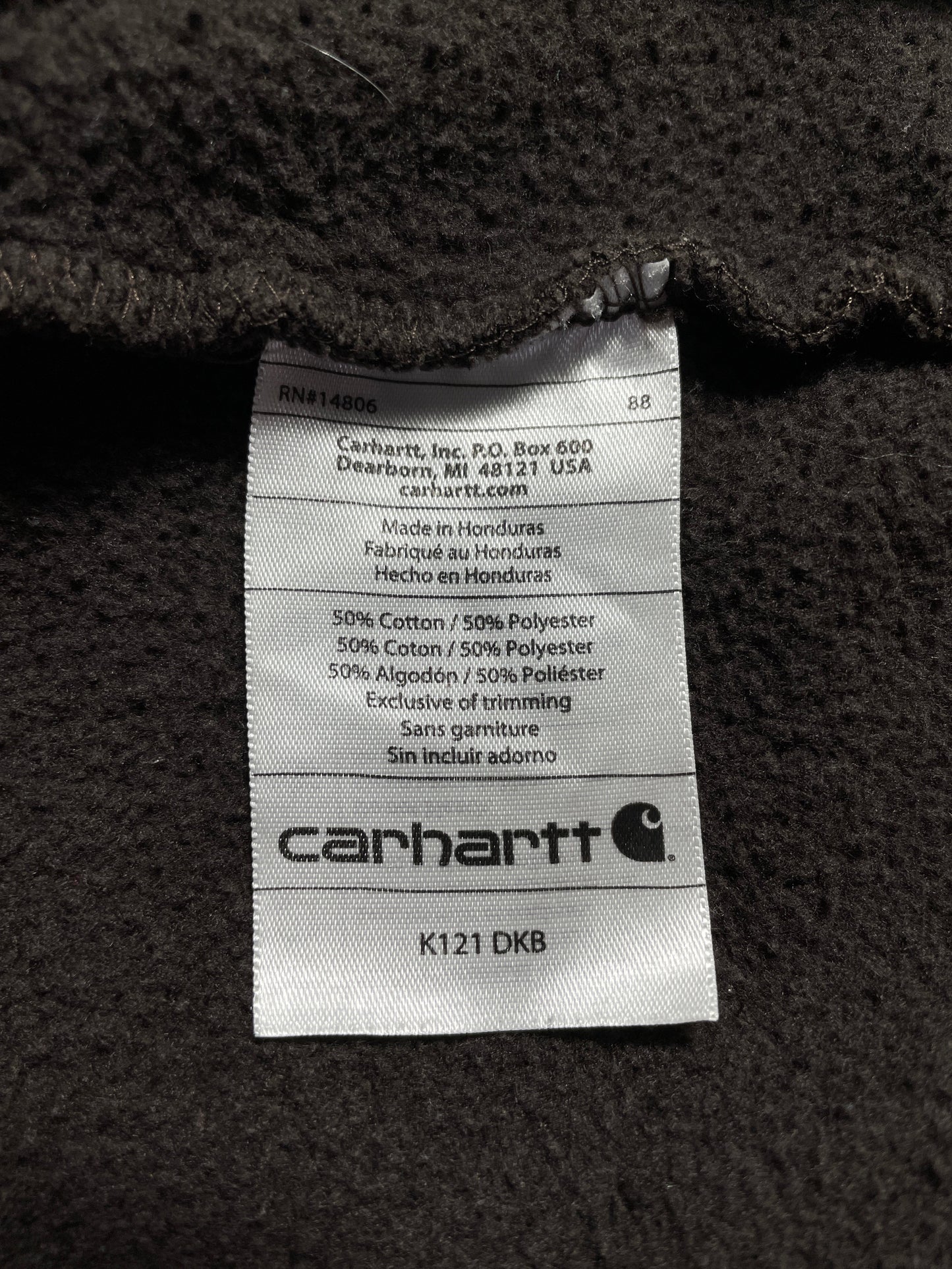 Vintage CARHARTT Size XXL Hoodie Sweat-Shirt / F1187S