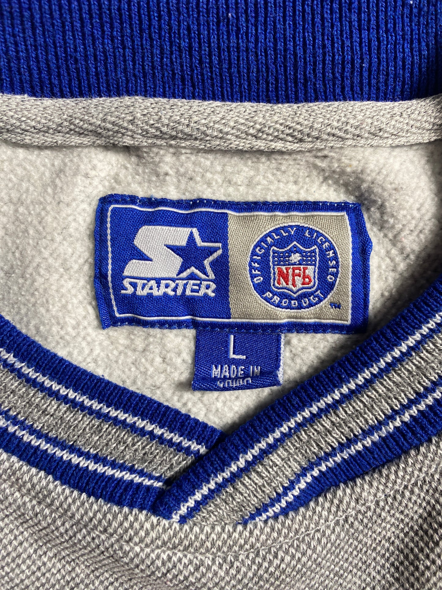 90’s STARTER x NEW YORK GIANTS Size L NFL Sweat-shirt / E9309S
