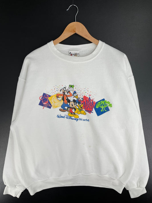 00’ DISNEY WORLD Made in USA Size L Vintage Sweat-Shirt / F5732S