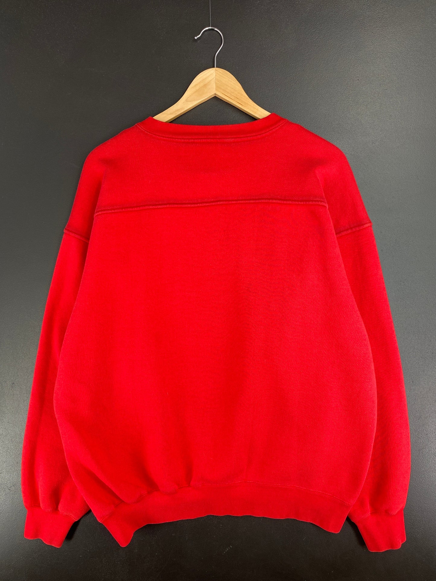 1995 NEBRASKA HUSKERS Size L Vintage College Sweat-Shirt / F1726S