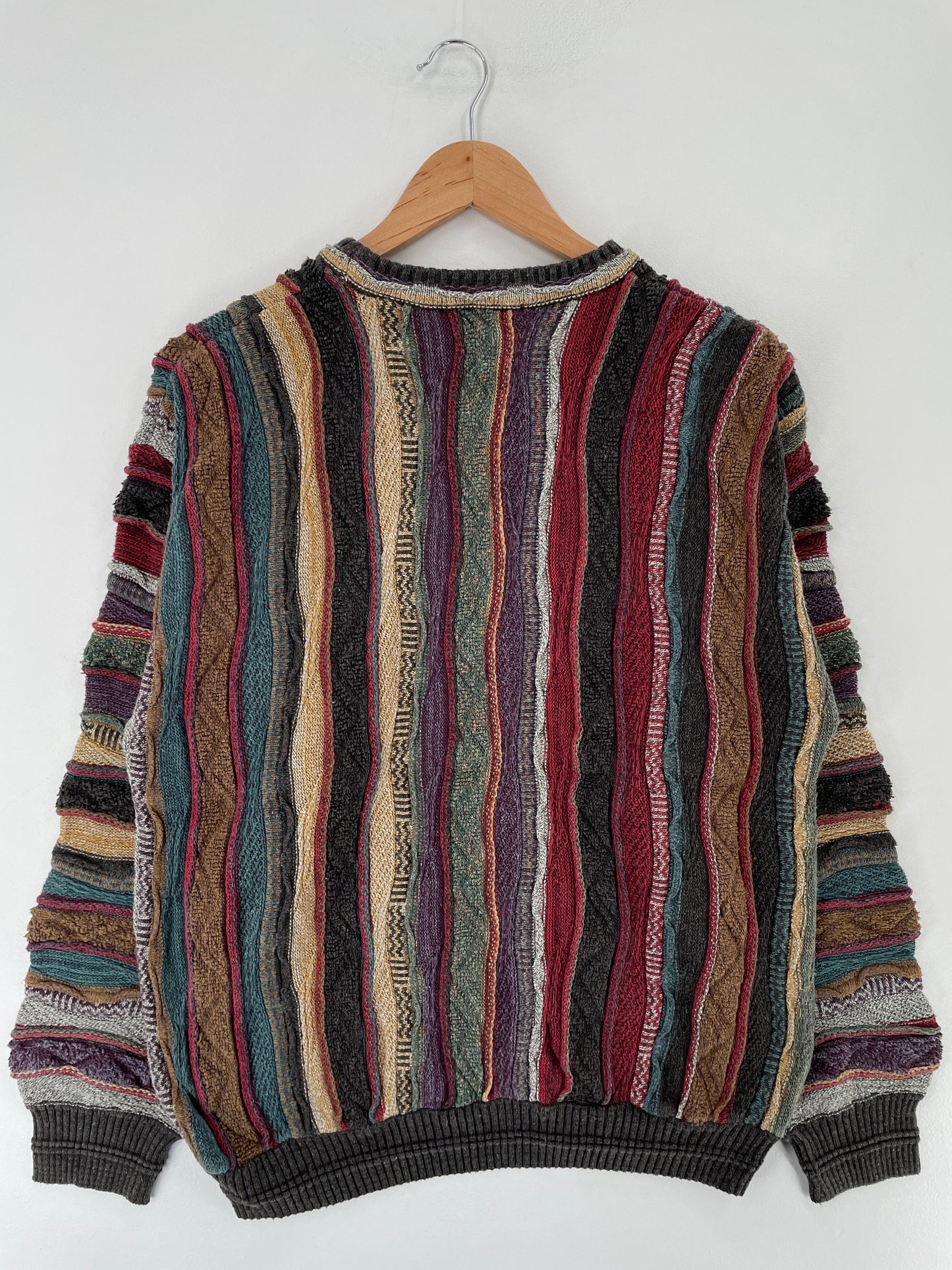 Vintage 3D COOGI-Style Size Approx.M Knit Sweater / E7387K
