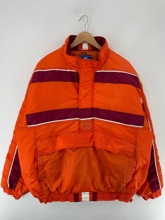 90’s STARTER x VIRGINIA TECH Size XL Vintage College Padded Nylon Jacket / G5977N