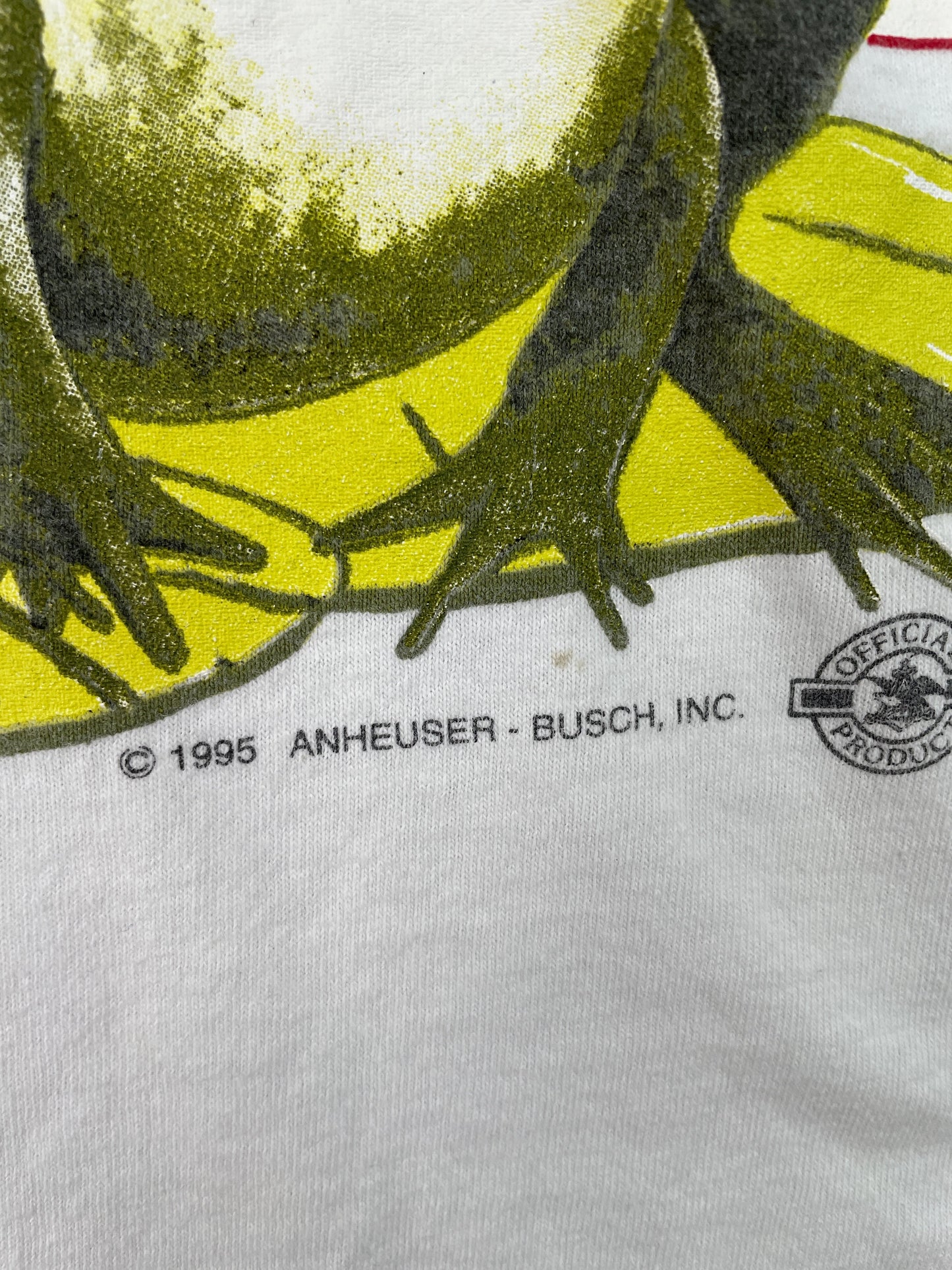 1995 BUDWEISER Size XL Vintage T-Shirt / E8115T