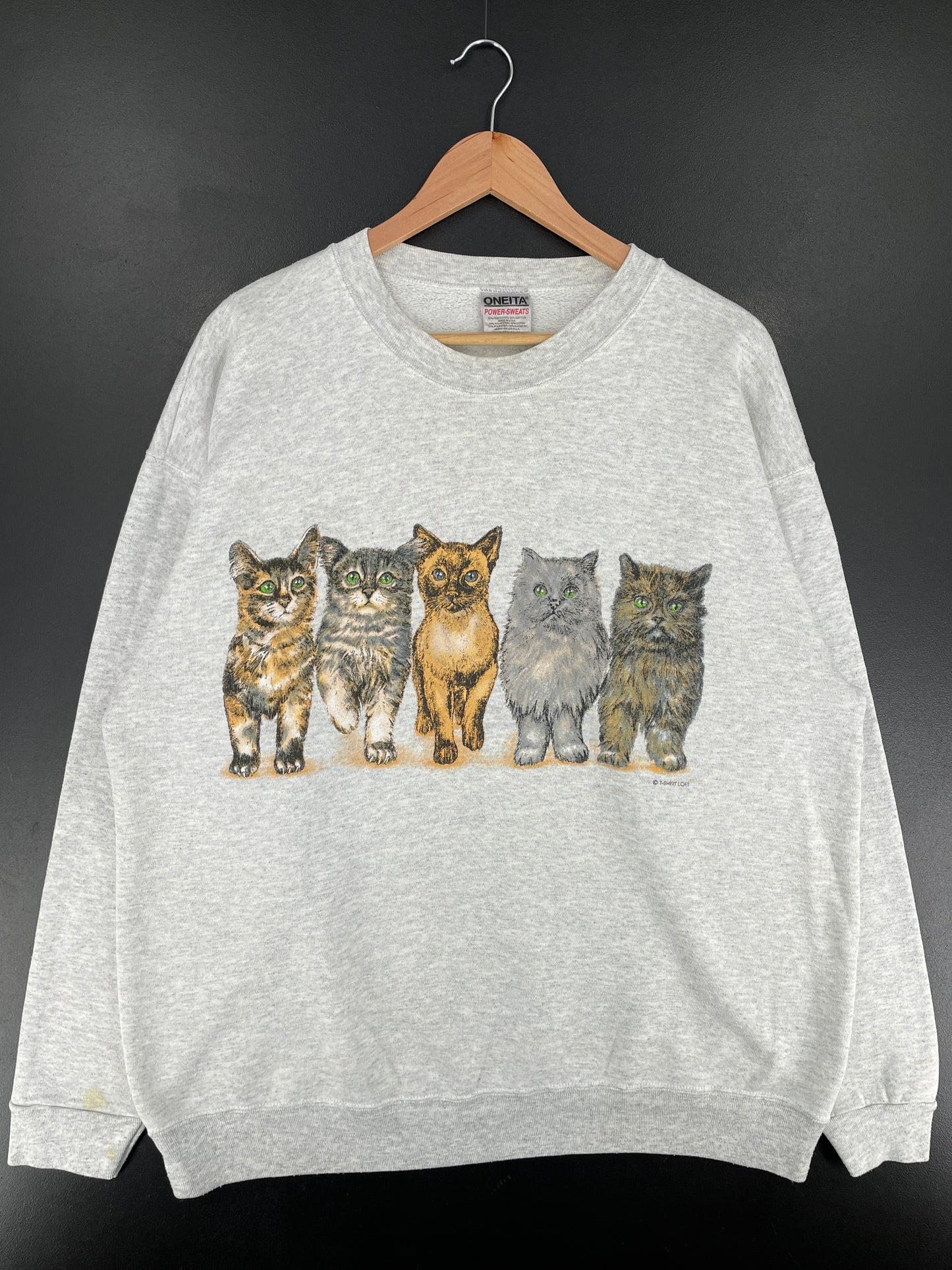 90's CATS Made in USA Size XL Vintage Sweat-shirt / E8475S