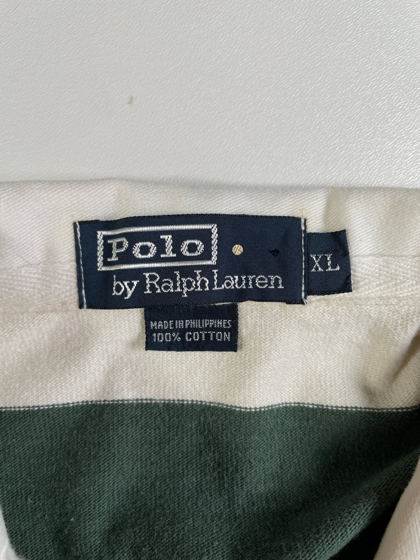 90’s POLO RALPH LAUREN Size XL Vintage Rugby-Shirt / G1670R