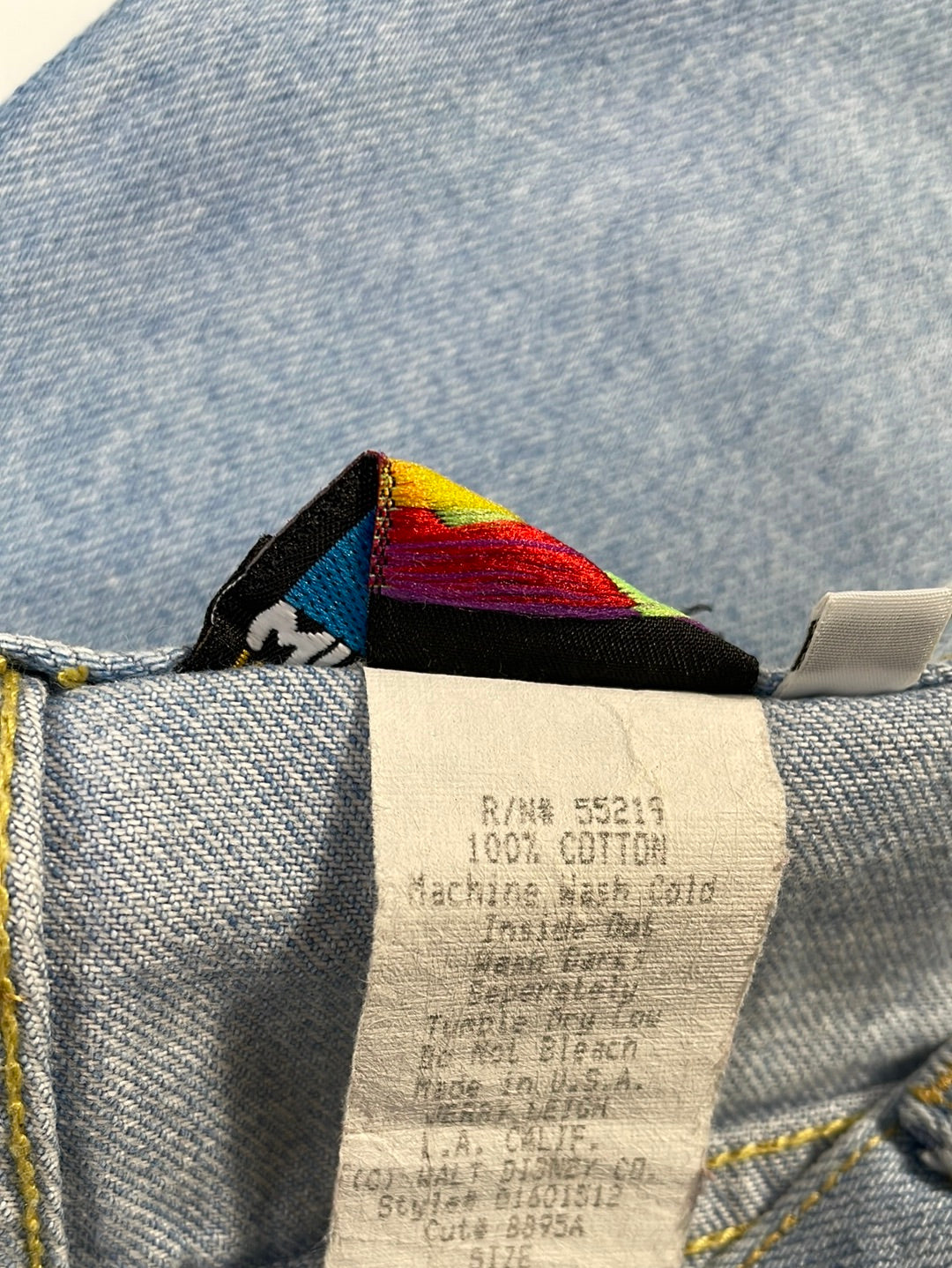 90's DISNEY MICKEY MINNIE GOOFY Made in USA Size W28xL29 Vintage Denim Pants / E7130P