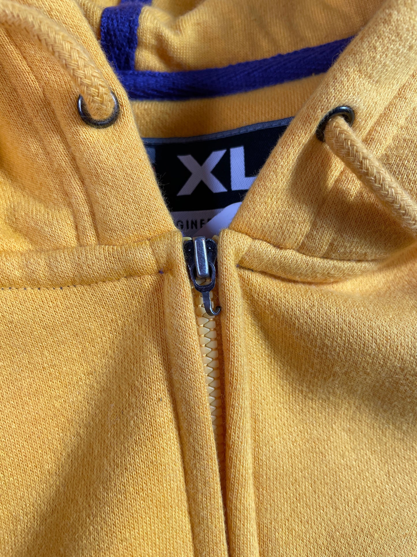 00' Deadstock NIKE x LOS ANGELES LAKERS Size XL Vintage Hoodie Zip-up Sweat-shirt / F5775S