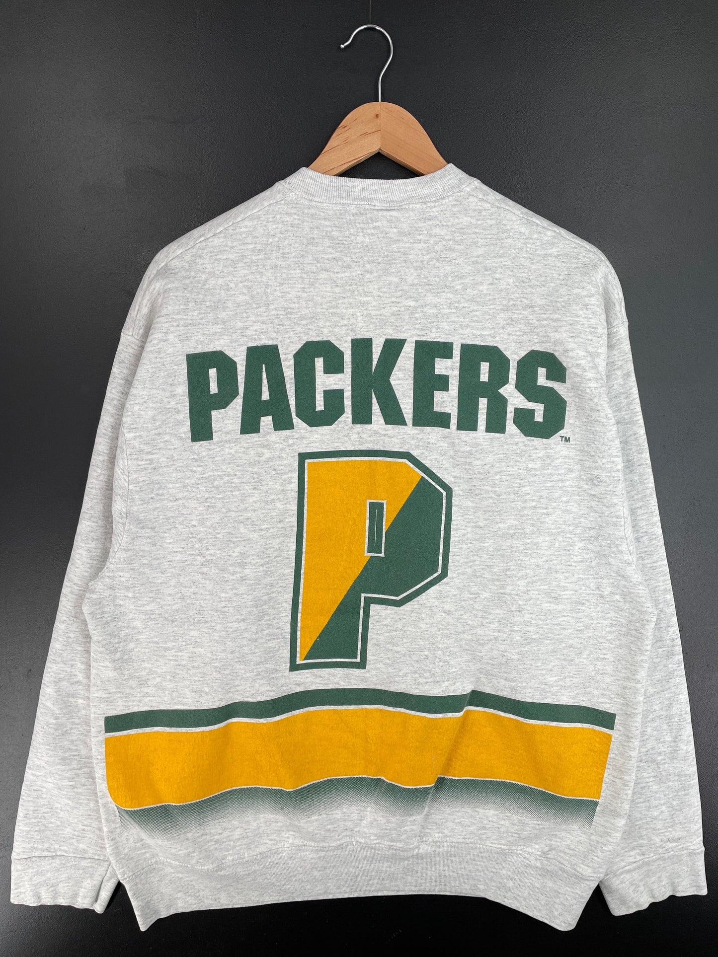 1994 SALEM x GREEN BAY PACKERS Made in USA Size XL Vintage NFL Sweat-Shirt / F6219S