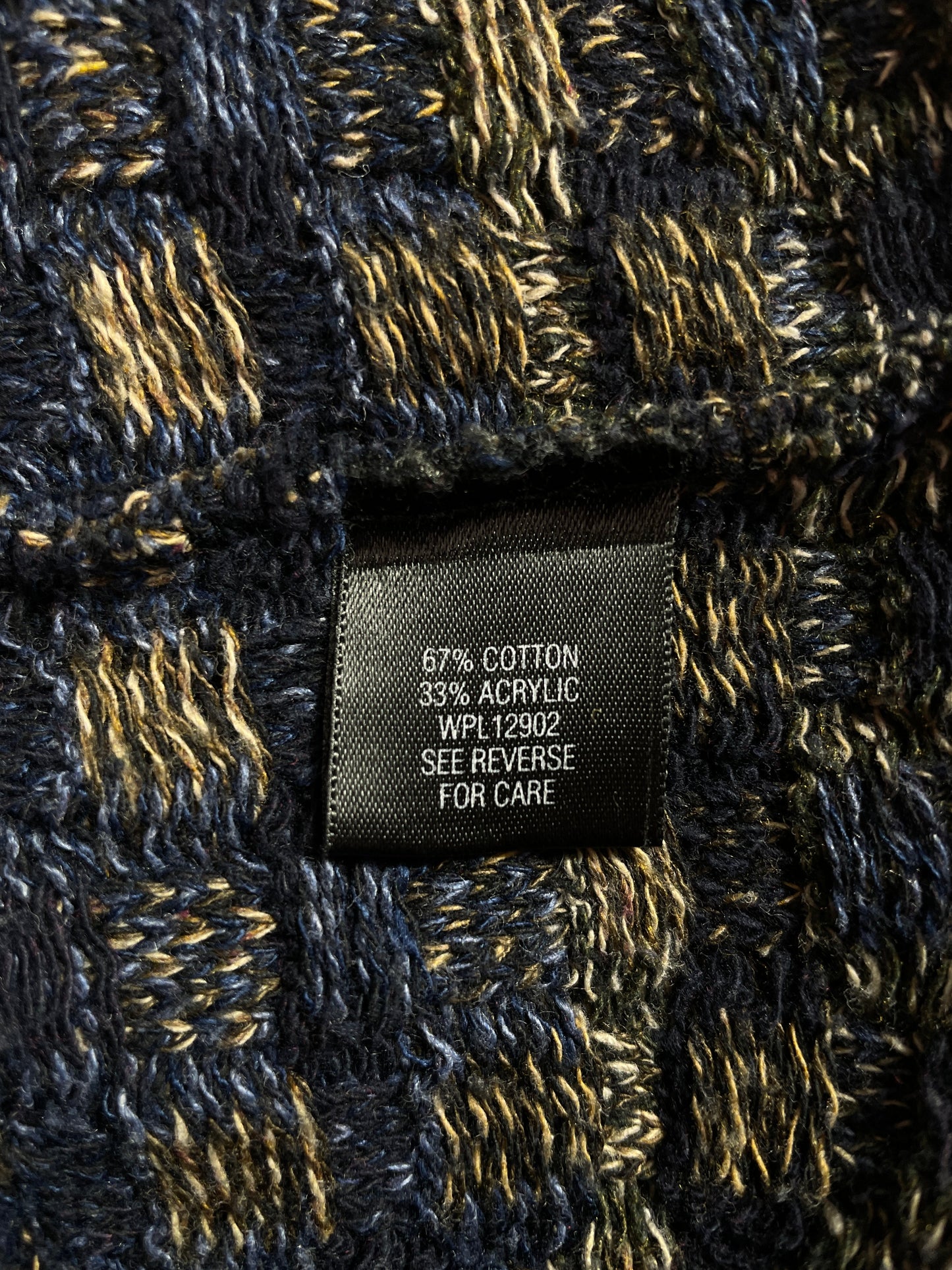 Vintage croft&barrowSize XL Cotton Knit Sweater / F1803K