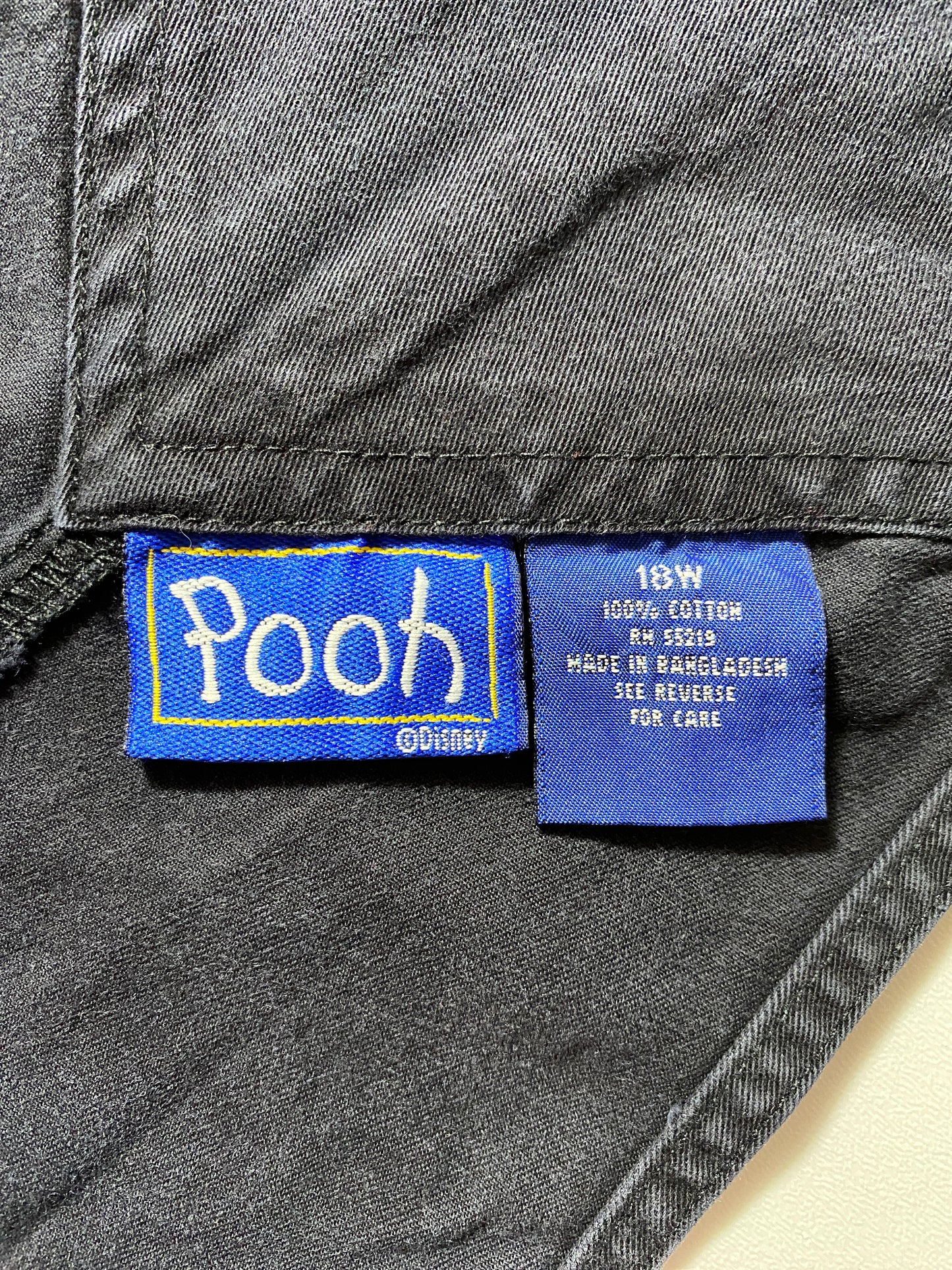 Vintage DISNEY TIGGER Size Ladies XL Denim Overall / E8903P