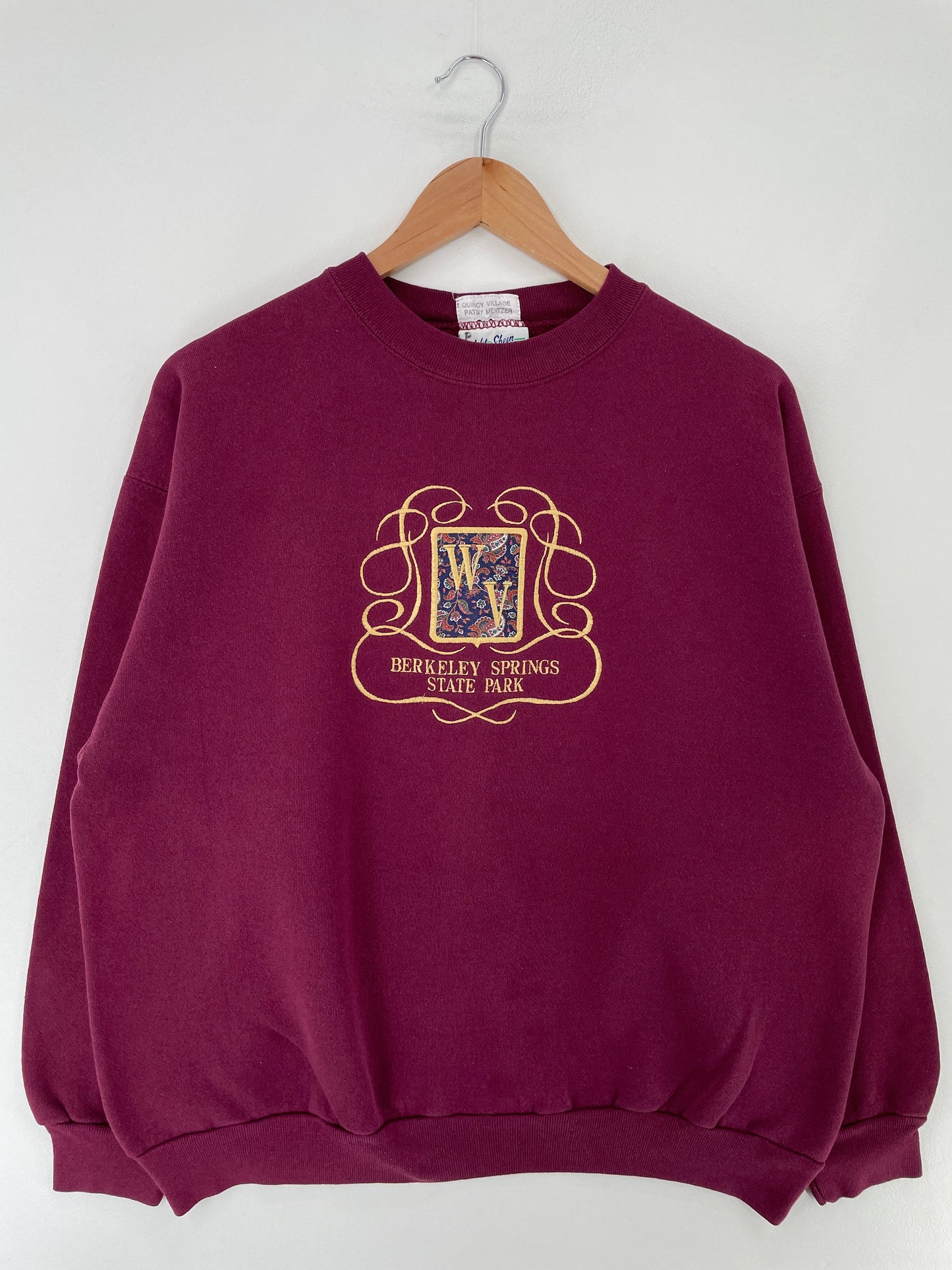 90's BERKELEY SPRINGS STATE PARK Made in USA Size XL Vintage Sweat-Shirt / G4123S