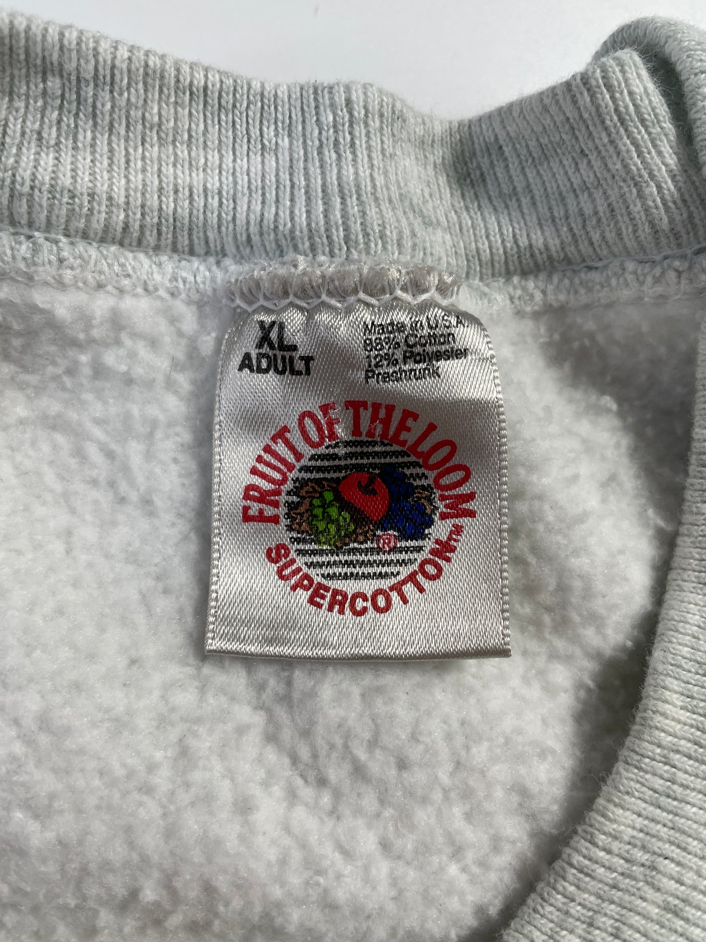 1995 NEBRASKA HUSKERS Made in USA Size XL Vintage College Sweat-Shirt / F903S