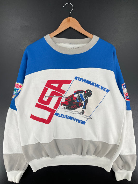 90’s USA SKI TEAM Size L Sweat-shirt / E8480S