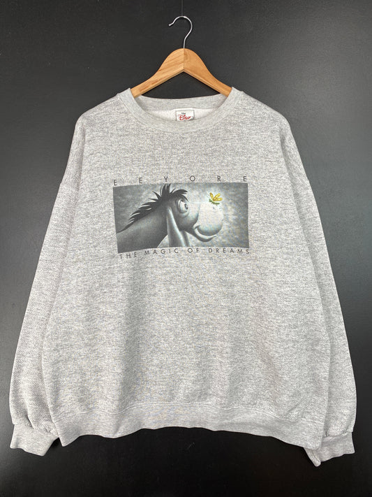 00’ DISNEY EEYORE Size XXL Vintage Sweat-shirt / E8679S